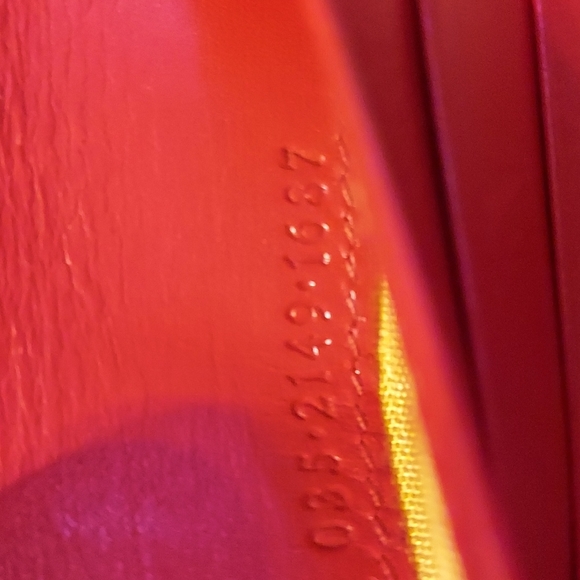 Gorgeous Gucci wallet red horseshoe, vintage mid 80's ♥ - Picture 4 of 14